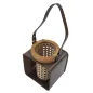 LATARNIA IRON-RATTAN 16x13x20 cm MIN 2